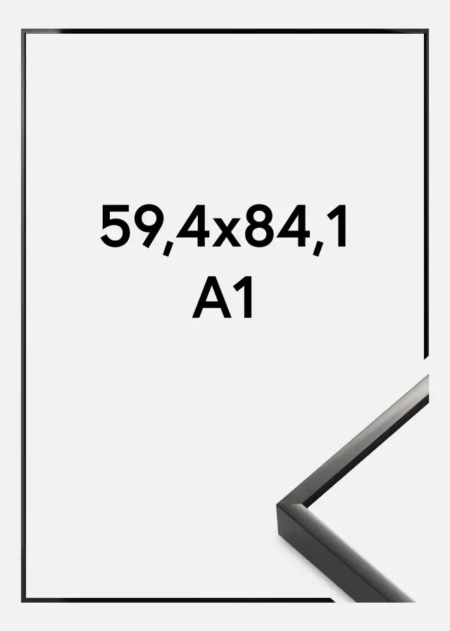 Nielsen Fotolijst Nielsen Premium Alpha Blank Zwart 59,4x84,1 cm (A1)