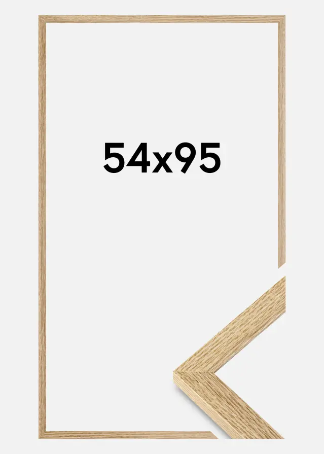 Jämtlands Ramfabrik Fotolijst Selection Acrylglas Eikenhout 54x95 cm