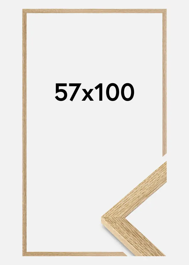 Jämtlands Ramfabrik Fotolijst Selection Acrylglas Eikenhout 57x100 cm