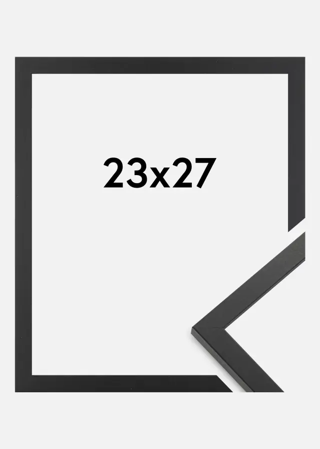 Jämtlands Ramfabrik Fotolijst Trendy Acrylglas Zwart 23x27 cm