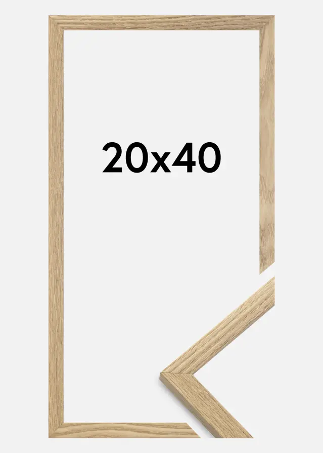 Jämtlands Ramfabrik Fotolijst Trendy Acrylglas Eikenhout 20x40 cm