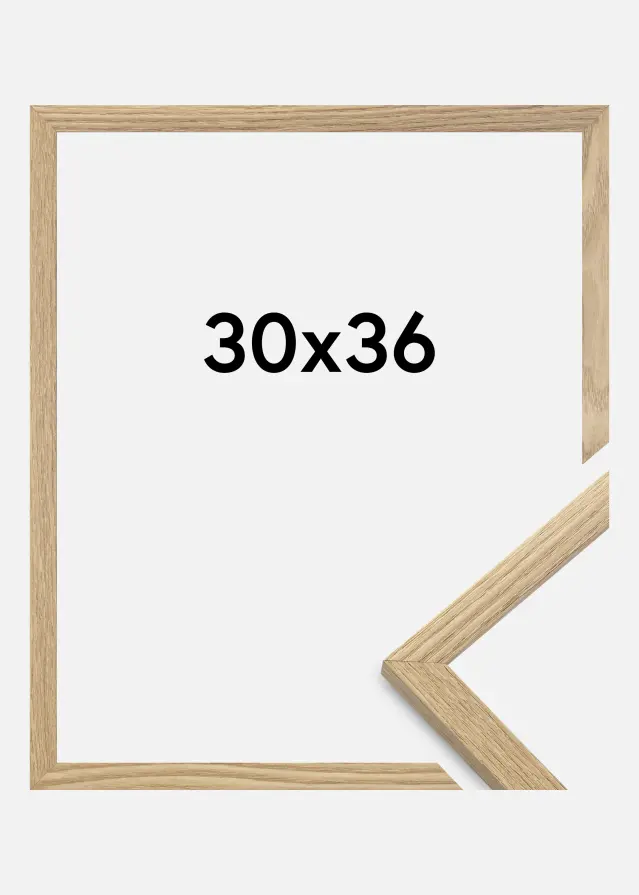 Jämtlands Ramfabrik Fotolijst Trendy Acrylglas Eikenhout 30x36 cm