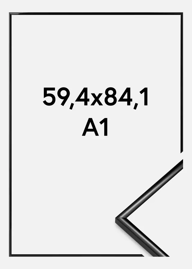 BGA Fotolijst Scandi Acrylglas Zwart 59,4x84,1 cm (A1)