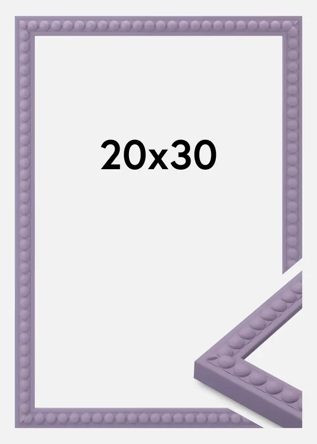 Jämtlands Ramfabrik Fotolijst Perla Acrylglas Paars 20x30 cm