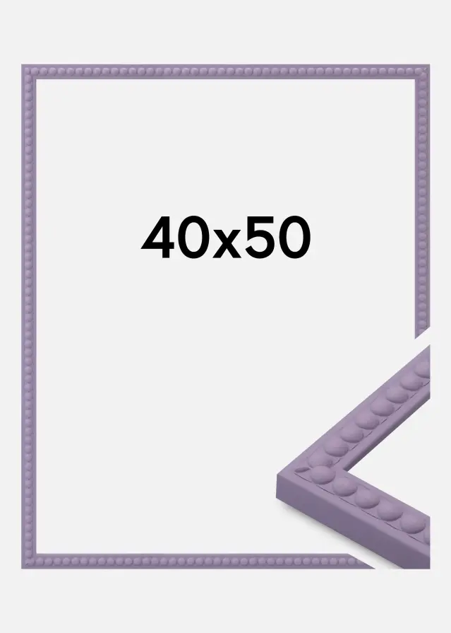 Jämtlands Ramfabrik Fotolijst Perla Acrylglas Lilac 40x50 cm