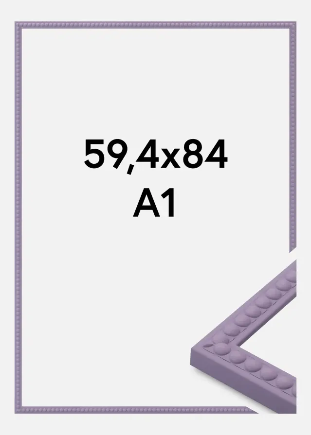 Jämtlands Ramfabrik Fotolijst Perla Acrylglas Lilac 59.4x84 cm (A1)