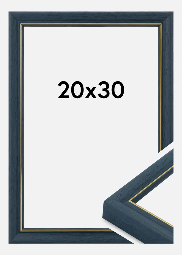Jämtlands Ramfabrik Fotolijst Canterbury Acrylglas Blauw 20x30 cm