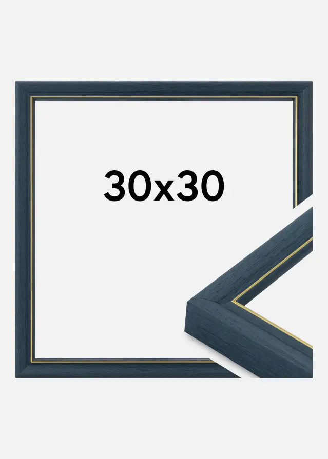 Jämtlands Ramfabrik Fotolijst Canterbury Acrylglas Blauw 30x30 cm