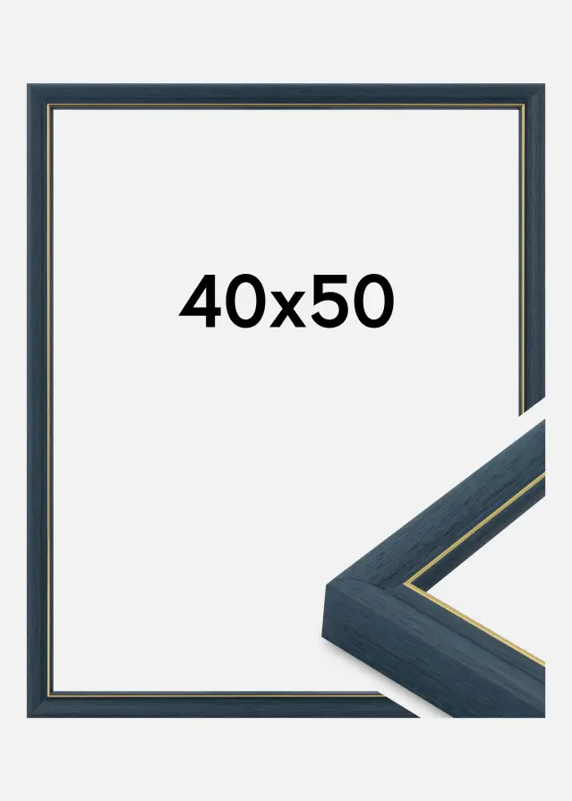 Jämtlands Ramfabrik Fotolijst Canterbury Acrylglas Blauw 40x50 cm