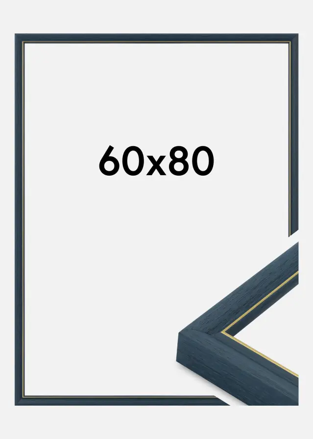Jämtlands Ramfabrik Fotolijst Canterbury Acrylglas Blauw 60x80 cm