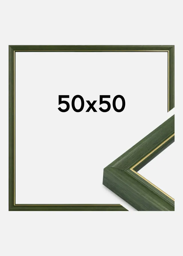 Jämtlands Ramfabrik Fotolijst Canterbury Acrylglas Groen 50x50 cm