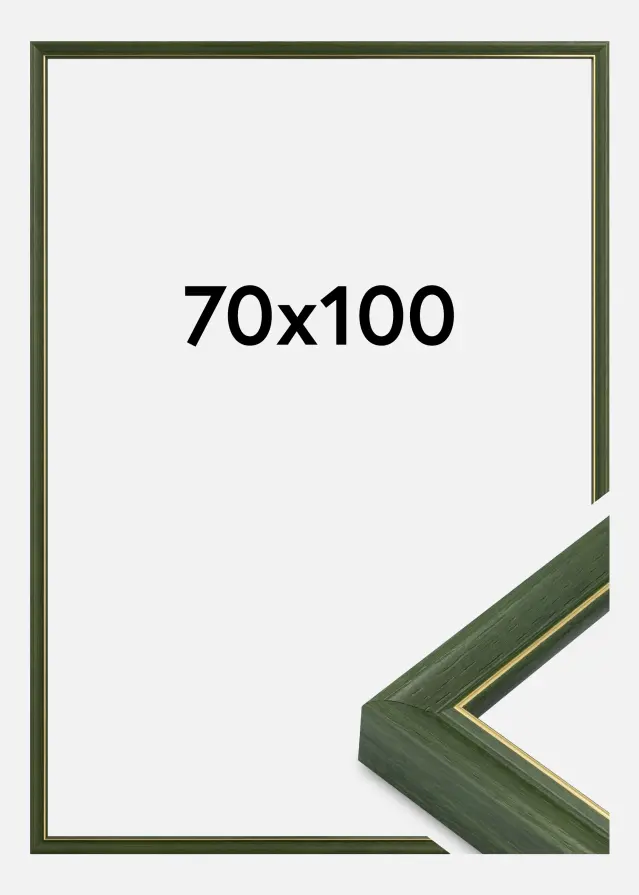 Jämtlands Ramfabrik Fotolijst Canterbury Acrylglas Groen 70x100 cm