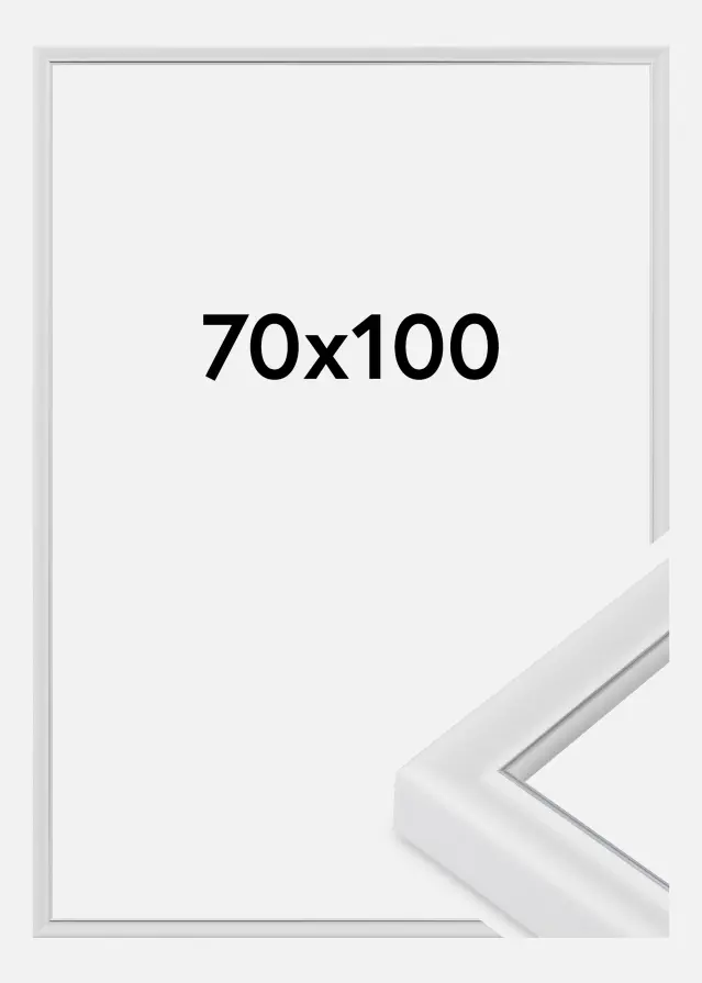 Jämtlands Ramfabrik Fotolijst Canterbury Acrylglas Wit 70x100 cm