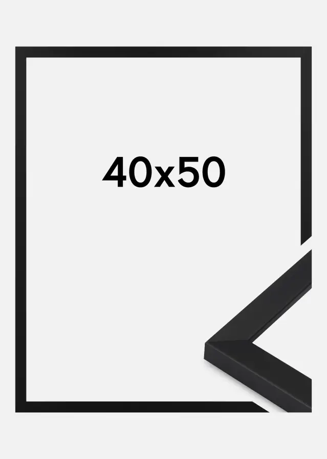 Jämtlands Ramfabrik Fotolijst Oban Acrylglas Zwart 40x50 cm