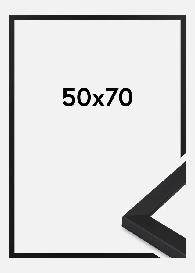 Jämtlands Ramfabrik Fotolijst Oban Acrylglas Zwart 50x70 cm