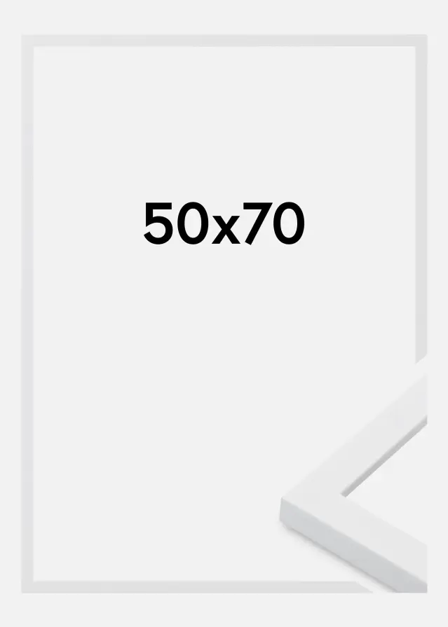 Jämtlands Ramfabrik Fotolijst Oban Acrylglas Wit 50x70 cm