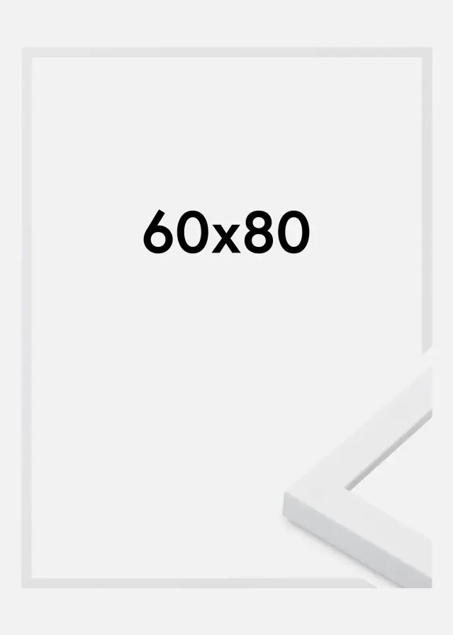 Jämtlands Ramfabrik Fotolijst Oban Acrylglas Wit 60x80 cm