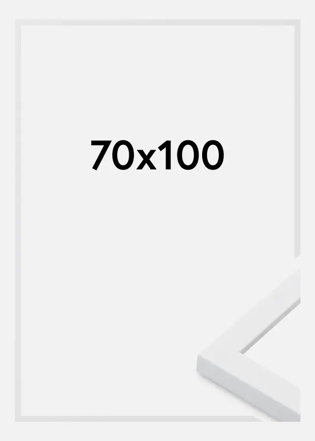 Jämtlands Ramfabrik Fotolijst Oban Acrylglas Wit 70x100 cm