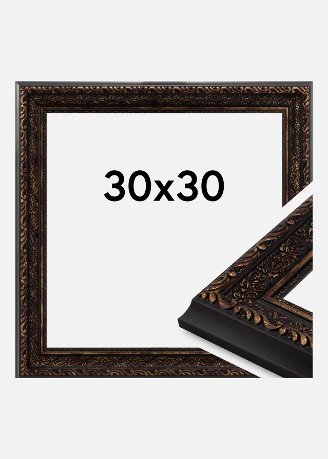 Jämtlands Ramfabrik Fotolijst Imperial Acrylglas Goud 30x30 cm