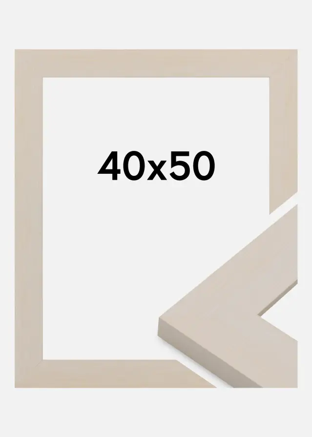 Jämtlands Ramfabrik Fotolijst Pembrokeshire Acrylglas Wit 40x50 cm