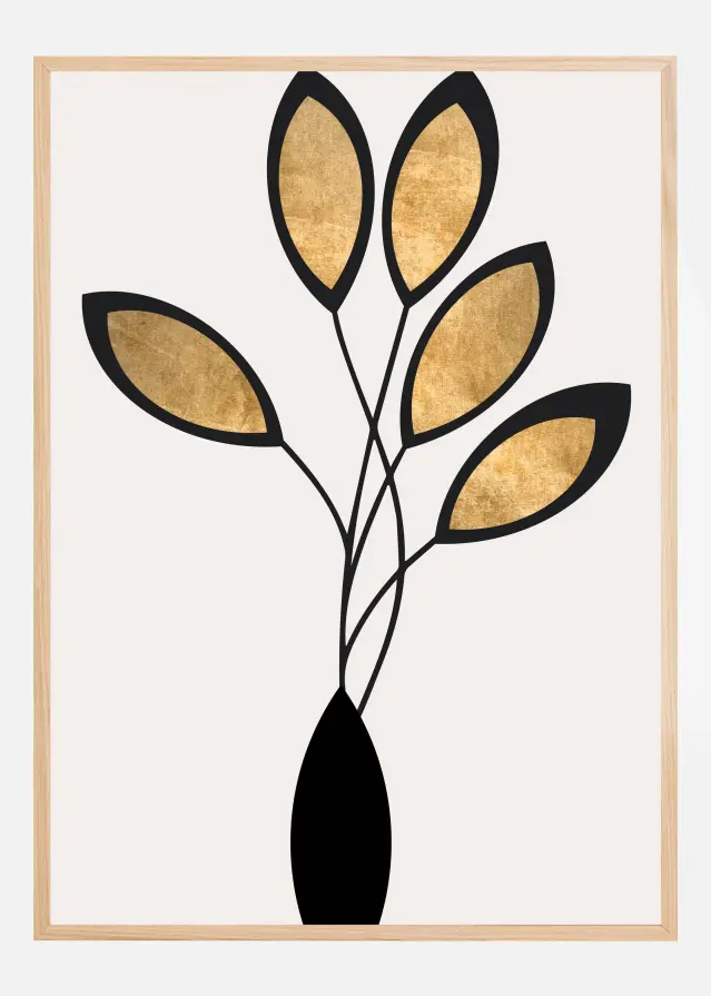 Bildverkstad Cinco Nero Poster