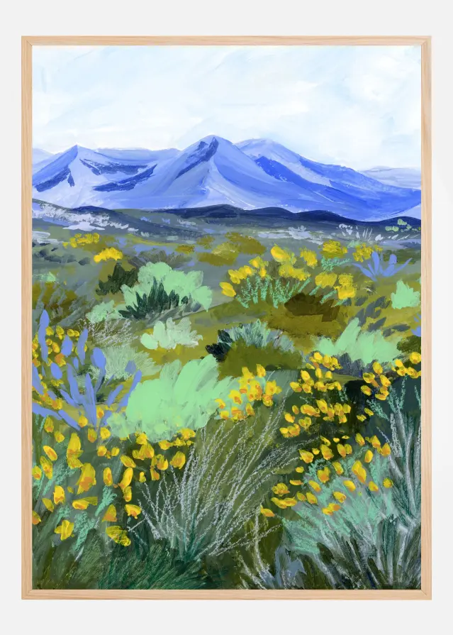 Bildverkstad Blue Valley Poster