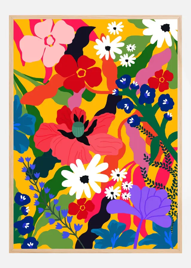 Bildverkstad Flower Art Combo Poster
