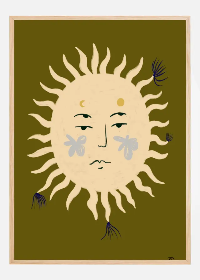 Bildverkstad Olive Sun Poster