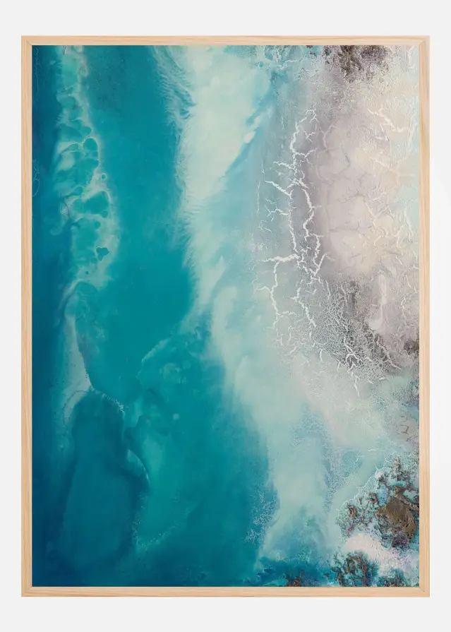 Bildverkstad Calming Sea -Ocean Drift Poster