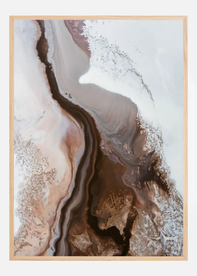 Bildverkstad Sophisticated Browns - Earthly Currents Poster
