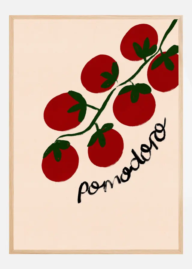 Bildverkstad Pomodoro Tomato Italian Food Poster