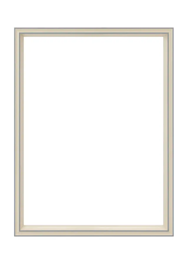 Jämtlands Ramfabrik Fotolijst Riga Acrylglas Stone White / Bluish Grey 50x50 cm