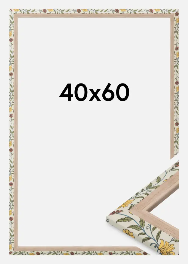 Jämtlands Ramfabrik Fotolijst Arco Acrylglas Floral Oak 40x60 cm