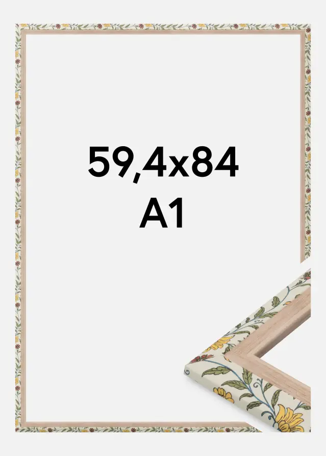 Jämtlands Ramfabrik Fotolijst Arco Acrylglas Floral Oak 59.4x84 cm (A1)
