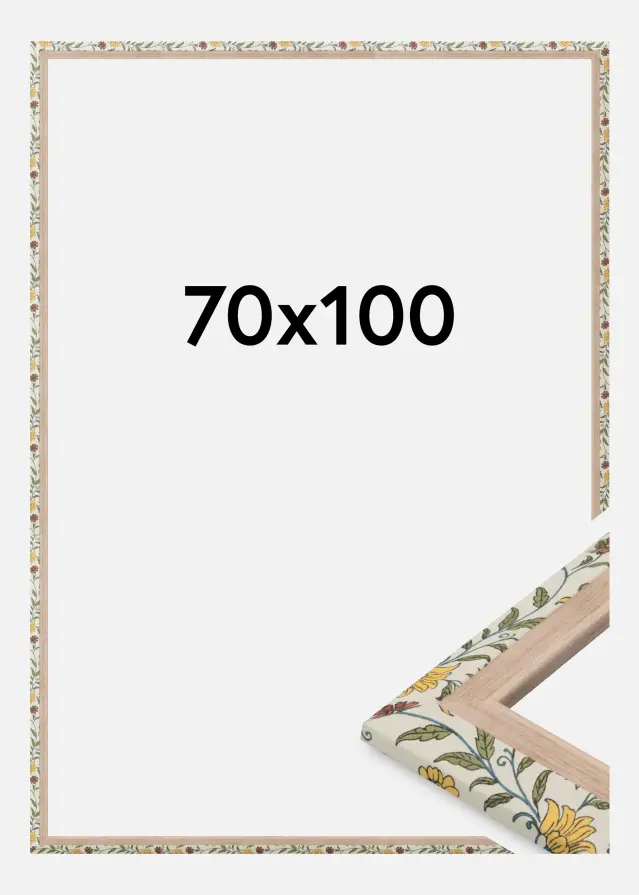 Jämtlands Ramfabrik Fotolijst Arco Acrylglas Floral Oak 70x100 cm