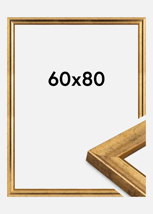 Jämtlands Ramfabrik Fotolijst Conca Acrylglas Gold 60x80 cm