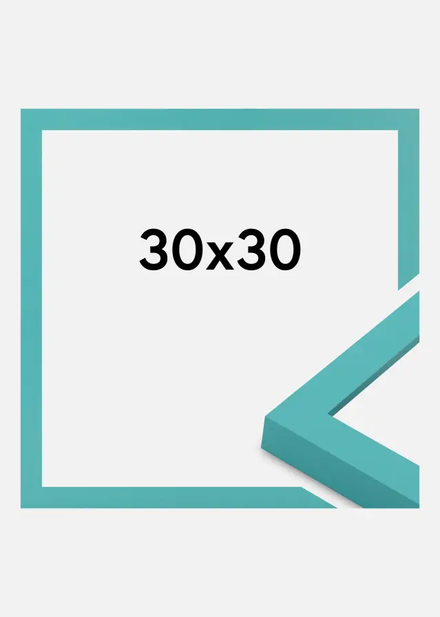 Jämtlands Ramfabrik Fotolijst Selection Acrylglas Aqua Blue 30x30 cm