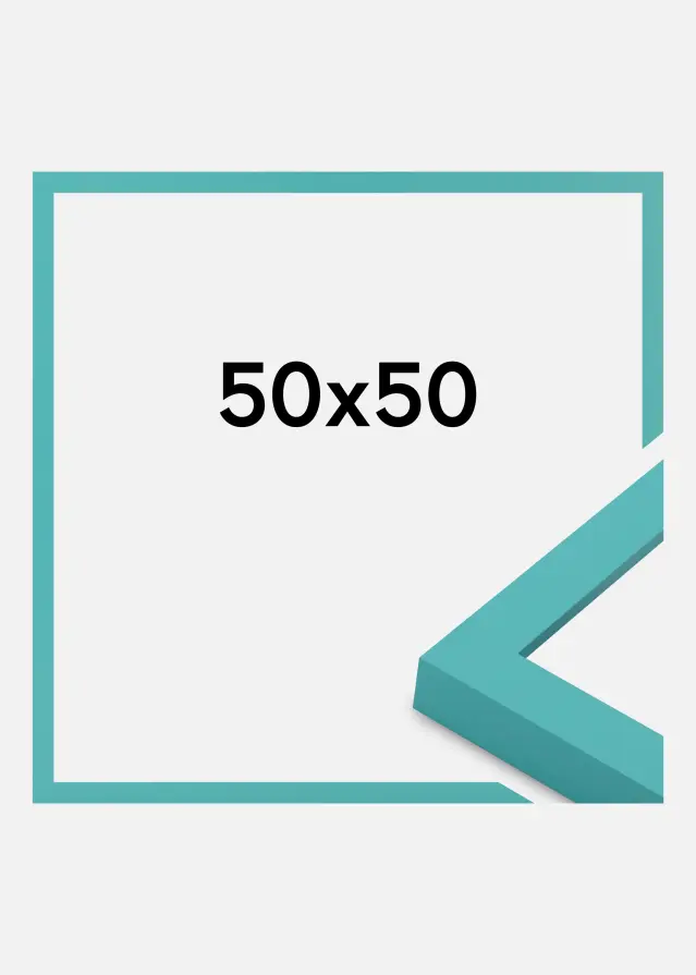 Jämtlands Ramfabrik Fotolijst Selection Acrylglas Aqua Blue 50x50 cm