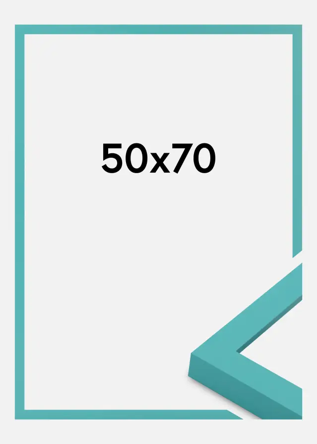 Jämtlands Ramfabrik Fotolijst Selection Acrylglas Aqua Blue 50x70 cm