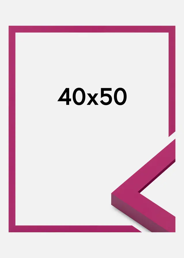 Jämtlands Ramfabrik Fotolijst Selection Acrylglas Bubblegum Pink 40x50 cm