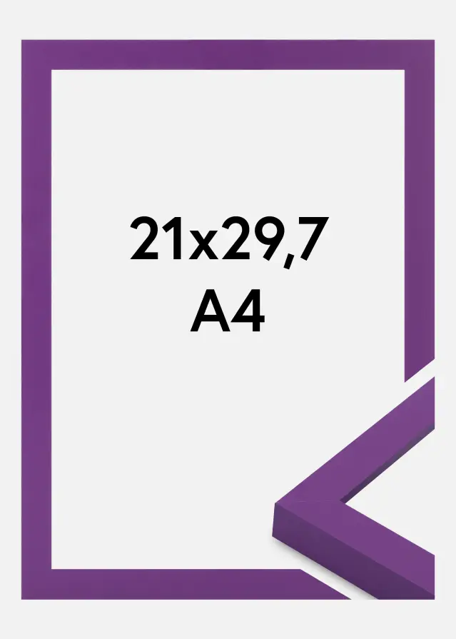 Jämtlands Ramfabrik Fotolijst Selection Acrylglas Deep Lilac 21x29.7 cm (A4)