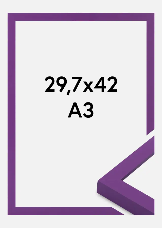 Jämtlands Ramfabrik Fotolijst Selection Acrylglas Deep Lilac 29.7x42 cm (A3)