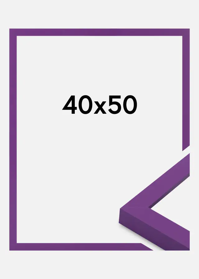 Jämtlands Ramfabrik Fotolijst Selection Acrylglas Deep Lilac 40x50 cm