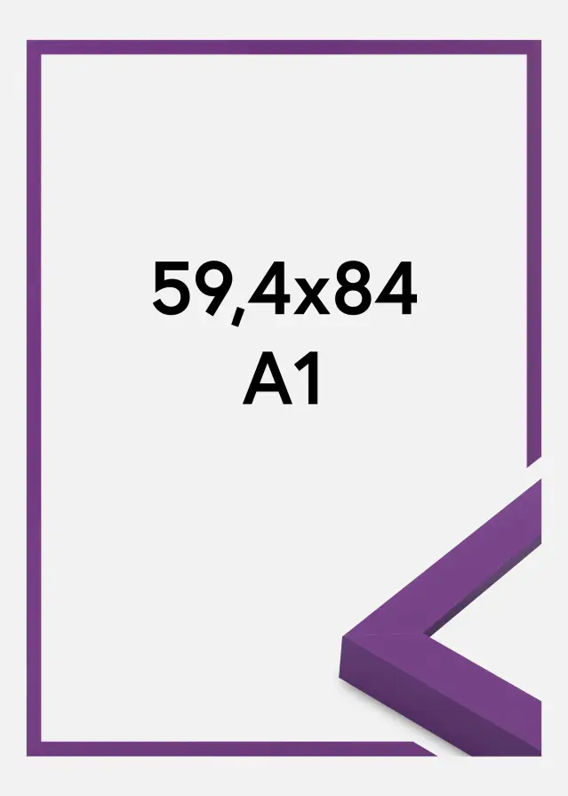 Jämtlands Ramfabrik Fotolijst Selection Acrylglas Deep Lilac 59.4x84 cm (A1)