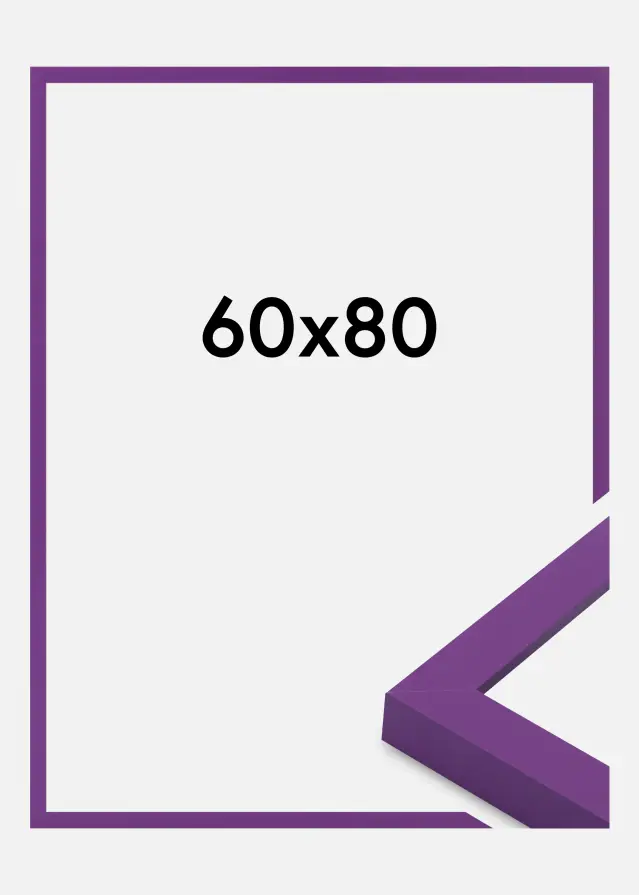 Jämtlands Ramfabrik Fotolijst Selection Acrylglas Deep Lilac 60x80 cm