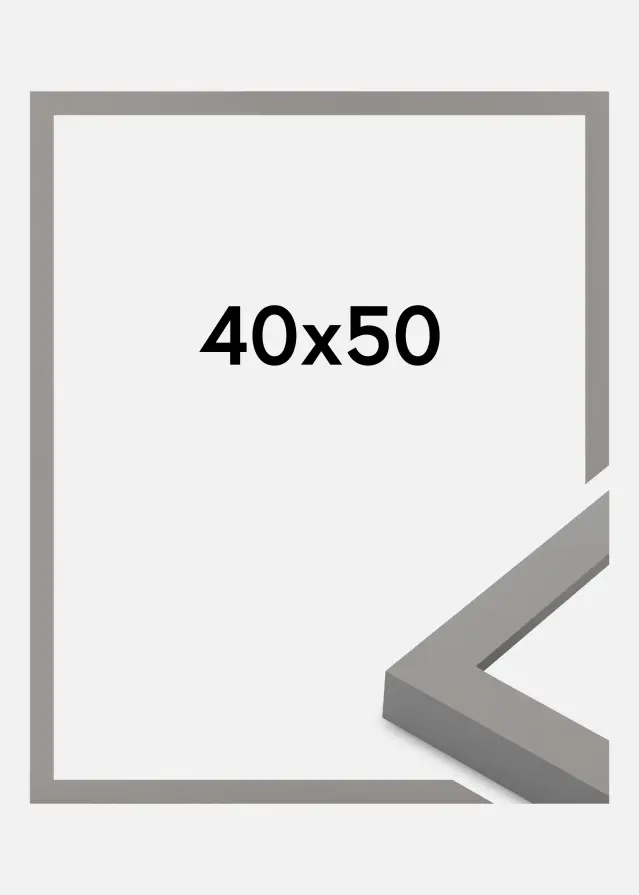 Jämtlands Ramfabrik Fotolijst Selection Acrylglas Grey 40x50 cm