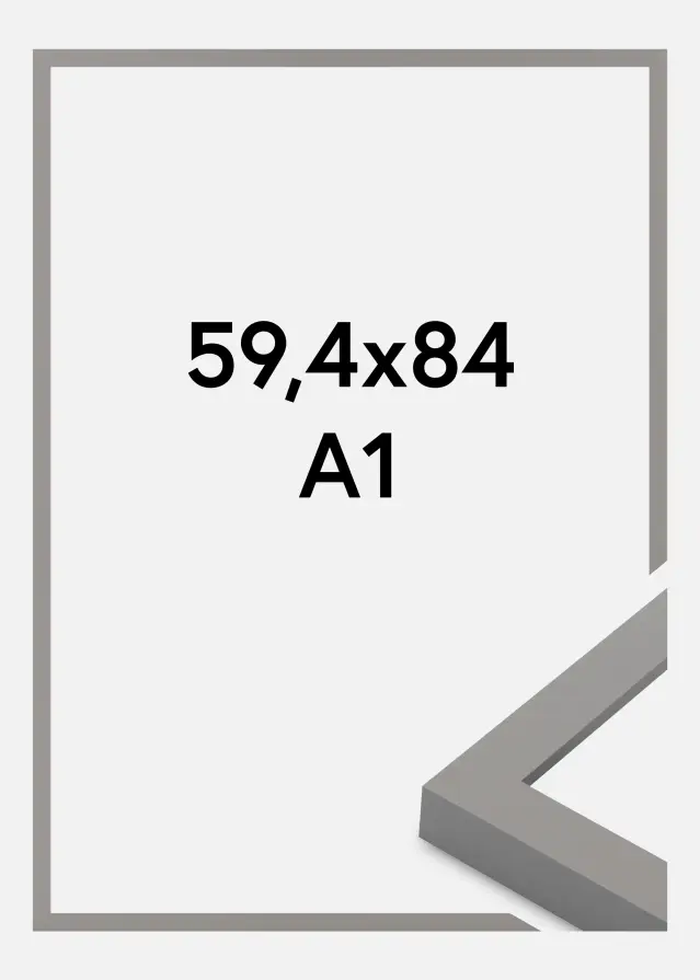 Jämtlands Ramfabrik Fotolijst Selection Acrylglas Grey 59.4x84 cm (A1)