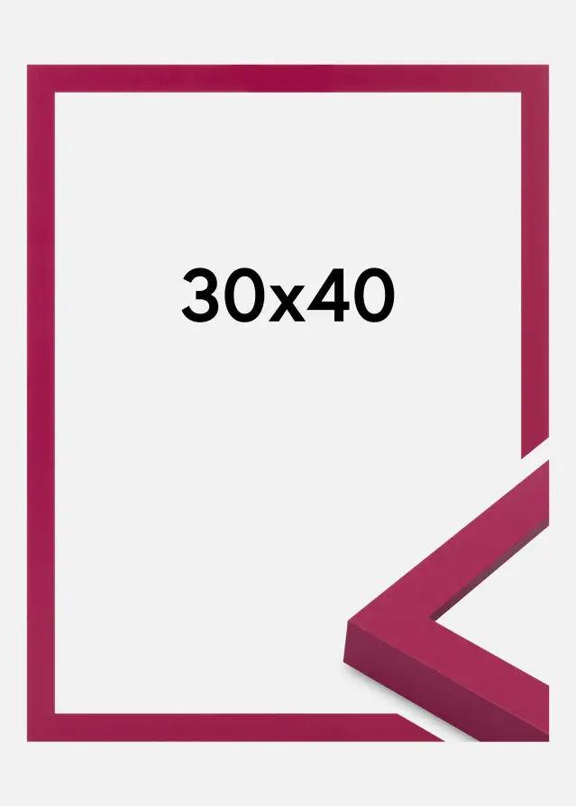 Jämtlands Ramfabrik Fotolijst Selection Acrylglas Hot Pink 30x40 cm
