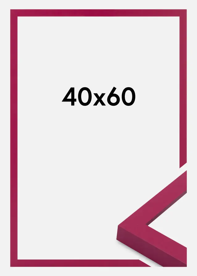 Jämtlands Ramfabrik Fotolijst Selection Acrylglas Hot Pink 40x60 cm