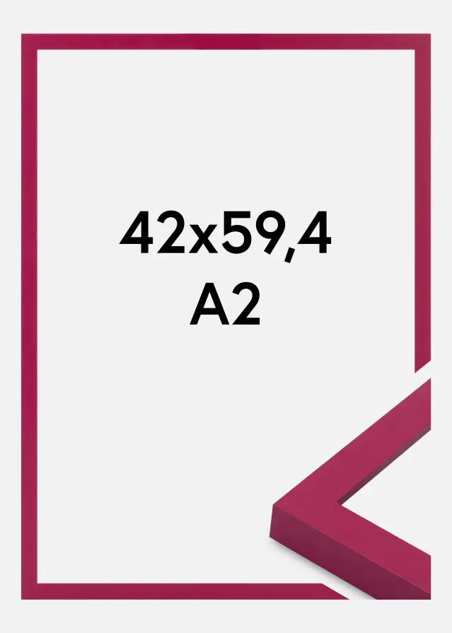 Jämtlands Ramfabrik Fotolijst Selection Acrylglas Hot Pink 42x59.4 cm (A2)